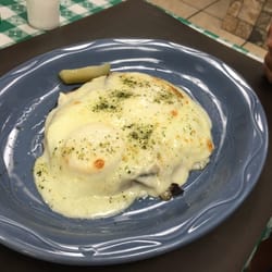 A Taste Of Germany - This was good too - toast with ham, two eggs and provolone cheese!  Delish!!!