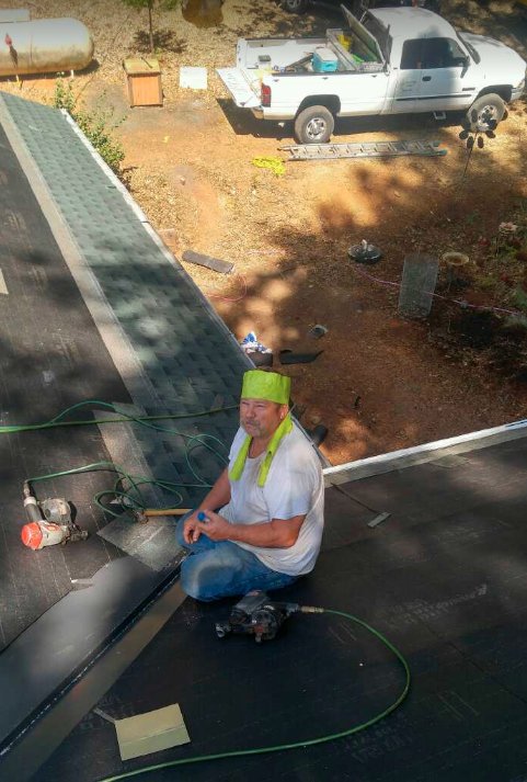 Slide of Frye Roofing