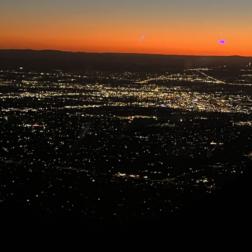 Sandia Peak Tramway - Sunset - Ski Resorts Near Me - Albuquerque, New Mexico