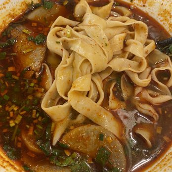 Noodle St - Looks at those knife cut noodles!!! - Noodles Near Me - Pasadena, California
