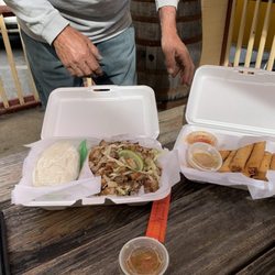 757 Laos Street Food - Combo and egg rolls