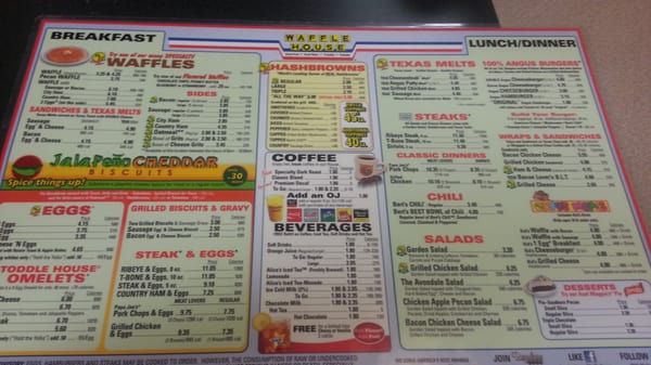 Menu photo 6 Waffle House Jacksonville, FL Menu photo 6 Waffle House Jacksonville, FL