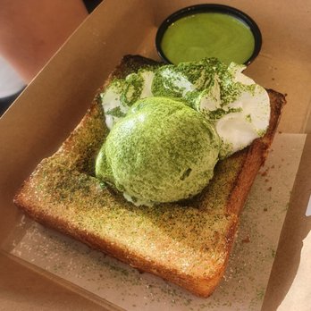 Da Vien Coffee - Matcha brick toast - Desserts Near Me - Westminster, California