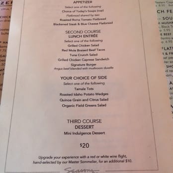 Seasons 52 - Oc restaurant lunch menu - New American Near Me - Costa Mesa, California