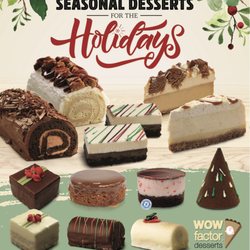 WOW Factor Desserts - Seasonal Desserts, 2022