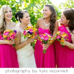 Bloomers Floral & Gift - Vibrant summer flowers at a vineyard wedding!