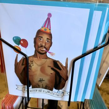 A Shop Called Quest - Tupac birthday card - Comic Books Near Me - Claremont, California A Shop Called Quest - Tupac birthday card - Comic Books Near Me - Claremont, California