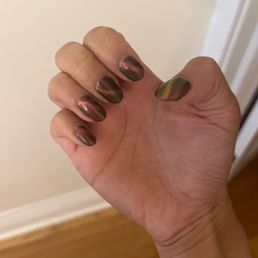Obsessed with this gel manicure. Obsessed with this gel manicure.