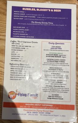 Menu photo 6 The Flying Biscuit Cafe Mt. Pleasant, SC Menu photo 6 The Flying Biscuit Cafe Mt. Pleasant, SC