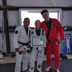 Knuckle Up Martial Arts And Fitness - Joan gets Black Belt !!!!