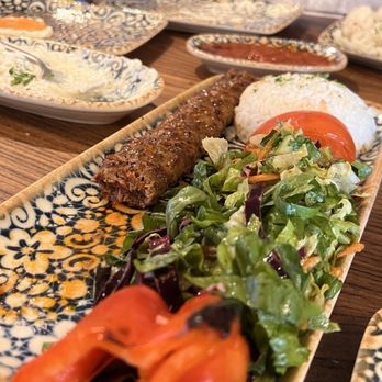 Chef's Table Mediterranean Grill - Part of the Adena kebab plate. - Mediterranean Near Me - Webster, Texas Chef's Table Mediterranean Grill - Part of the Adena kebab plate. - Mediterranean Near Me - Webster, Texas