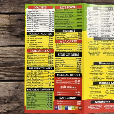 Menu photo 6 Abelardo's Mexican Fresh Bellevue, NE
