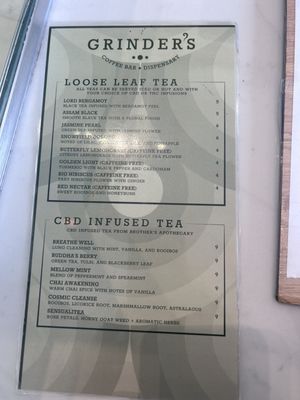 Menu photo 6 Grinder’s Coffee Bar Houston, TX