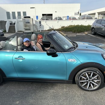 Weatherford BMW - Driving off the lot with our new USED awesome Mini!!! - Auto Repair Near Me - Berkeley, California
