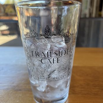 Trailside Cafe & Beer Garden - Cute glass. You can buy one for $8!! - Cafes Near Me - Carmel Valley, California Trailside Cafe & Beer Garden - Cute glass. You can buy one for $8!! - Cafes Near Me - Carmel Valley, California