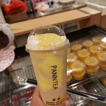 Panntea - Crème Brule cake tea - Bubble Tea Near Me - Scarborough, Ontario