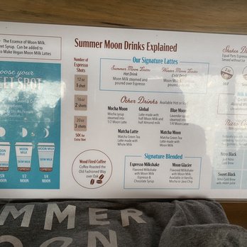 Summer Moon Coffee - Menu as of 1/22/2020 - Coffee Roasteries Near Me - Round Rock, Texas
