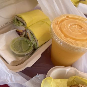 Coffee Time Donuts - Freshly squeezed Orange Juice Number 16. Turkey & Cheese Sandwich Long Bread - Coffee & Tea Near Me - Compton, California