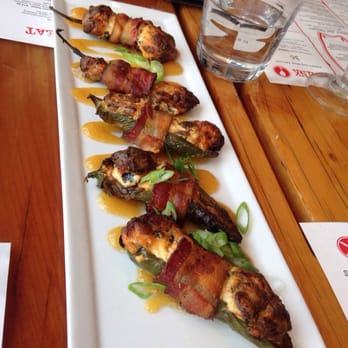 Simmzy's - jalapeño poppers with mango glaze :) - Gastropubs Near Me - Long Beach, California Simmzy's - jalapeño poppers with mango glaze :) - Gastropubs Near Me - Long Beach, California