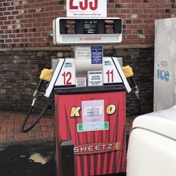 Sheetz - Pull up to the pump for all you Kerosine needs...