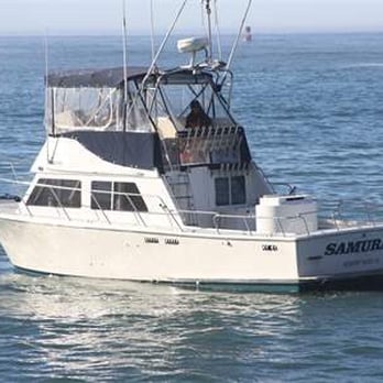 Hooked On Mendo Charters - Captain Justin getting ready to go slay some Salmon aboard the "Samurai"! - Fishing Near Me - Fort Bragg, California Hooked On Mendo Charters - Captain Justin getting ready to go slay some Salmon aboard the "Samurai"! - Fishing Near Me - Fort Bragg, California