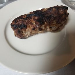 Photo of Sammy's Roumanian Steakhouse - New York, NY, United States. Karnatzala,  a spicy garlic beef sausage