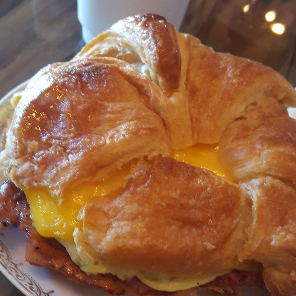 The Artistic Bean - Giant croissant ham, egg, and cheese sandwich! - Coffee Roasteries Near Me - Fort Smith, Arkansas The Artistic Bean - Giant croissant ham, egg, and cheese sandwich! - Coffee Roasteries Near Me - Fort Smith, Arkansas