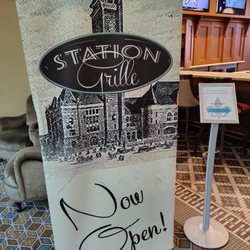 The Station Grille - Entrance, behind the check in counter