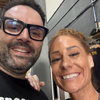 CrossFit Natomas - Coach Sam and I after a workout. - Interval Training Gyms Near Me - Sacramento, California CrossFit Natomas - Coach Sam and I after a workout. - Interval Training Gyms Near Me - Sacramento, California