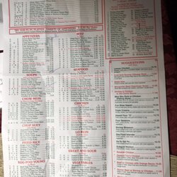 Bamboo House - Menu Feb 2019