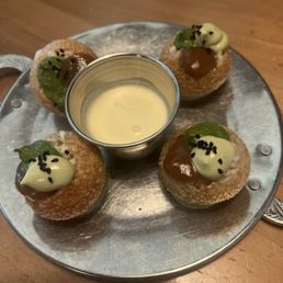 Crab Pani puri Crab Pani puri