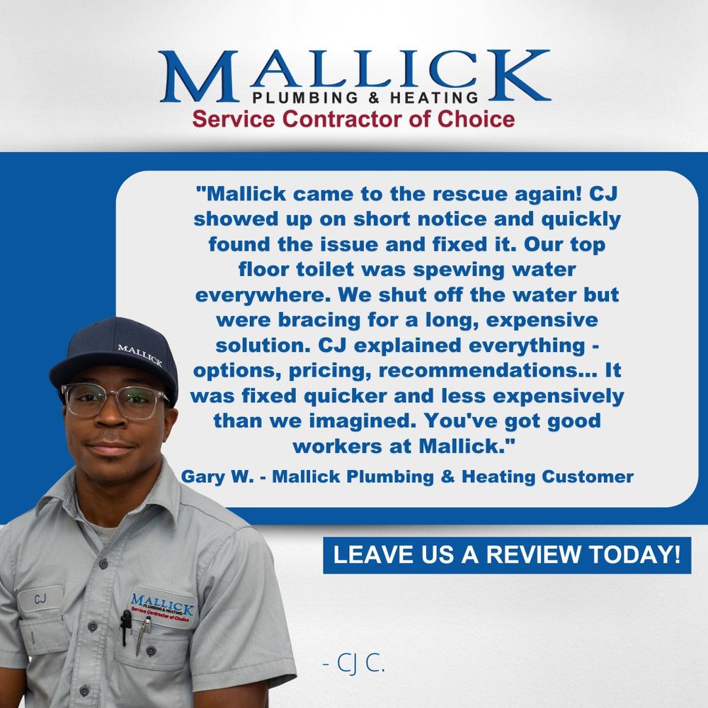 Slide of Mallick Plumbing & Heating