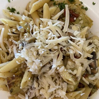 Scarpas - Pasta with artichoke hearts, sun dried tomatoes capers, and mushrooms in a light mushroom sauce. - Pizza Near Me - Albuquerque, New Mexico Scarpas - Pasta with artichoke hearts, sun dried tomatoes capers, and mushrooms in a light mushroom sauce. - Pizza Near Me - Albuquerque, New Mexico