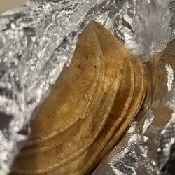 La Pachanga - Without a doubt, corn tortillas. My favorite.