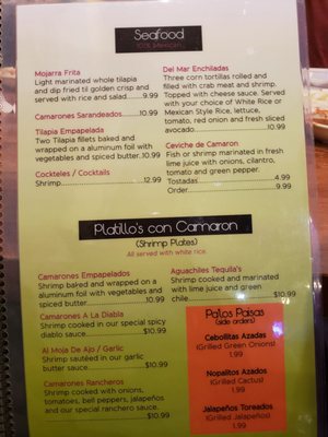 Menu photo 2 Taco Tequila's Terre Haute, IN