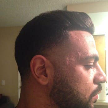 Man Bun Fade Mahmood Has Naturally Curly Hair Yelp