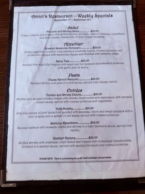 Menu photo 2 Amici's Restaurant Maywood, NJ