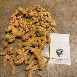 Supposed to chicken strips.