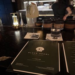 Main bar ambience before heading back to omakase Main bar ambience before heading back to omakase