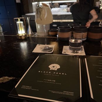 Black Pearl - Main bar ambience before heading back to omakase - Japanese Near Me - Palm Valley, Florida