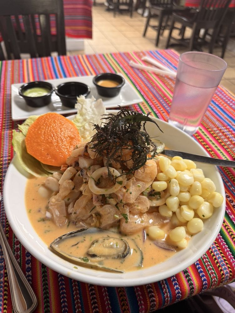 Food from Qosqo Inka Peruvian Restaurant