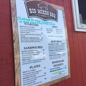 Big Mikes BBQ - Menu - Southern Near Me - Cary, North Carolina