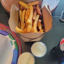 Fries (sharing size) and housemade ranch