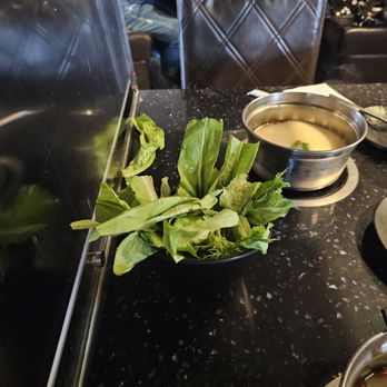 Q-POT - A-Choy Lettuce, Snow Pea Leaves, Healthy Herb Soup - Korean Near Me - San Jose, California Q-POT - A-Choy Lettuce, Snow Pea Leaves, Healthy Herb Soup - Korean Near Me - San Jose, California
