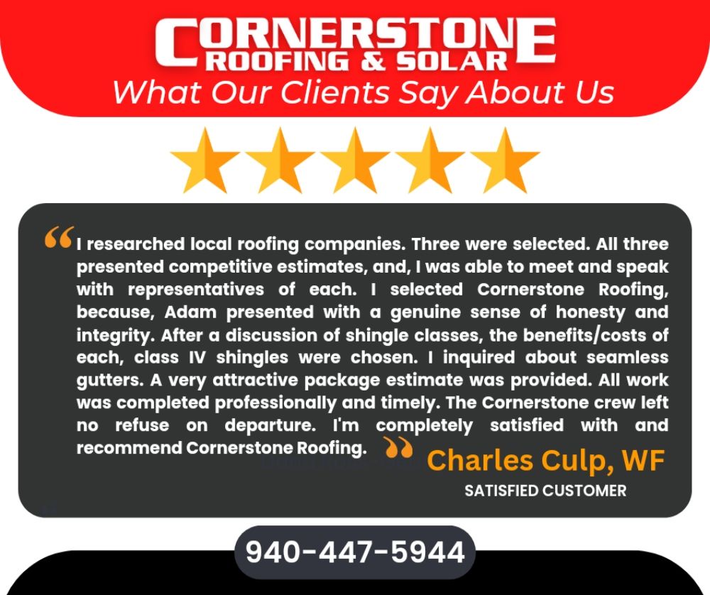 Slide of Cornerstone Roofing & Solar