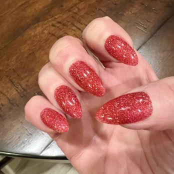 Nails plus Barber - Dipping powder nails by Hannah!  Beautiful! I love them! - Barbers Near Me - Cornelius, Oregon