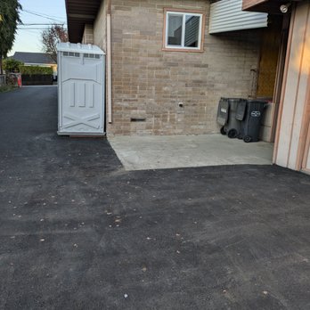 Rivas Earthwork and Paving - Final asphalt work done. This area had existing concrete. - Excavation Services Near Me - Salinas, California