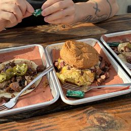 Breakfast Sandwich and Breakfast Tacos