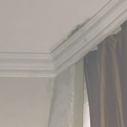 The mold spot in the ceiling. It's on flash but you get the point. This is the romantic room mind you.