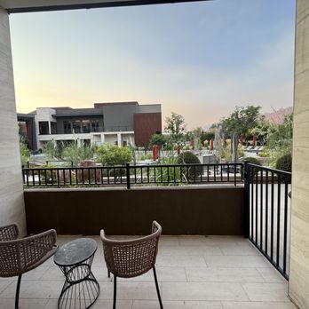 Hoodoo Moab, Curio Collection by Hilton - Patio from room - Hotels Near Me - Moab, Utah Hoodoo Moab, Curio Collection by Hilton - Patio from room - Hotels Near Me - Moab, Utah